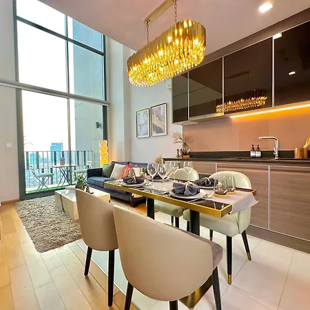 Ferienwohnung Luxury 2Bed Duplex - 1Min From Thonglor Bts
