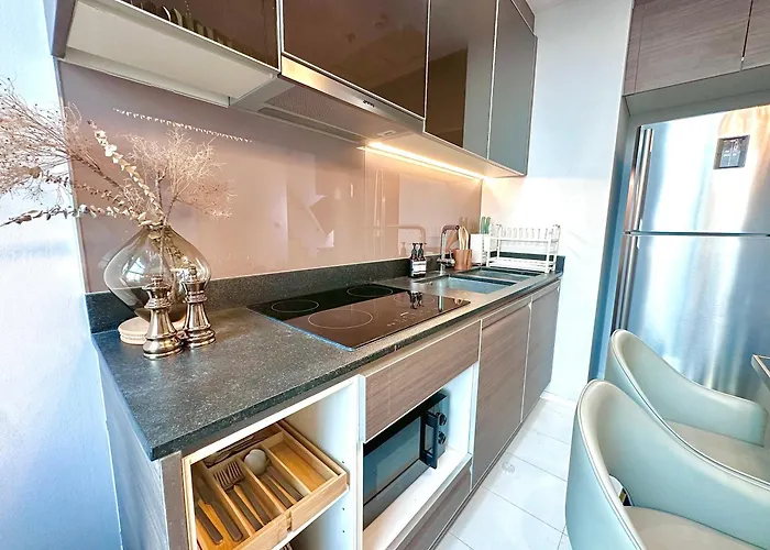 아파트 Luxury 2bed Duplex - 1min From Thonglor Bts 방콕