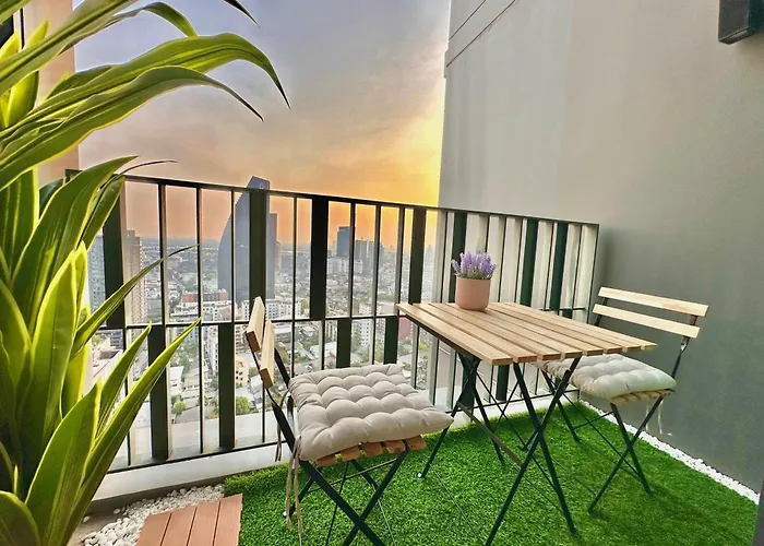 Luxury 2bed Duplex - 1min From Thonglor Bts 아파트 *